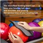GMBYLBY Serviette de bowling multicolore en microfibre 25,4 x 20,3 cm