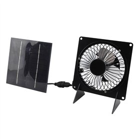 TRHEEE Kit de ventilateur de ventilation à énergie solaire étanche pour poulailler
