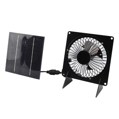 TRHEEE Kit de ventilateur de ventilation à énergie solaire étanche pour poulailler