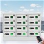 Casier en acier pour téléphone portable à 12 emplacements sécurisé et pratique avec mini-armoire de station de chargement et ser