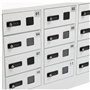 Casier en acier pour téléphone portable à 12 emplacements sécurisé et pratique avec mini-armoire de station de chargement et ser