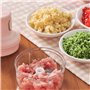 LUZLED Mini hachoir à ail électrique, 100 ml, mini hachoir à légumes portable, moulin à ail rechargeable par USB, petit robot de