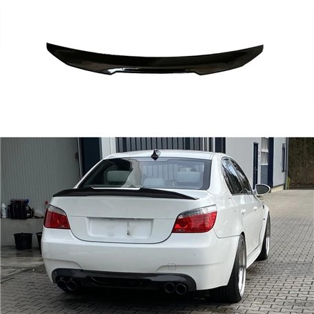 LeLeD Becquet de Toit Arrière Diffuseur de Coffre pour BMW Serie 5 E60 523i 525i 528i 530i 535i 2004-2009
