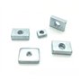 100 pièces GB39 profilé en aluminium écrou carré M5 M5x16x10x3 écrous rectangulaires accessoire bloc coulissant mince en acier a