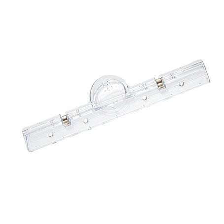 Ksikdeg Pince magnétique en acrylique transparent - Longue pince à papier magnétique - Pour bureau