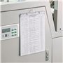 Ksikdeg Pince magnétique en acrylique transparent - Longue pince à papier magnétique - Pour bureau