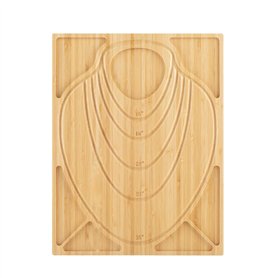 Ksikdeg Plateau à bijoux en bois pour loisirs créatifs