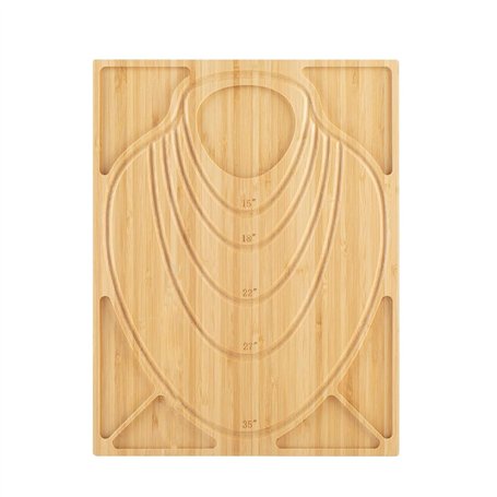 Ksikdeg Plateau à bijoux en bois pour loisirs créatifs