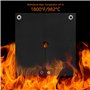 Uqezagpa Couverture de soudage résistante jusqu'à 1000 °C, tapis de soudure en feutre de carbone pour plombiers, sensible à la c