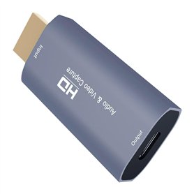 Uqezagpa Carte de capture vidéo 4K HDTV vers USB C 1080p 60 Hz avec adaptateur de type C pour fenêtre