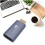 Uqezagpa Carte de capture vidéo 4K HDTV vers USB C 1080p 60 Hz avec adaptateur de type C pour fenêtre