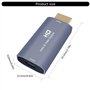 Uqezagpa Carte de capture vidéo 4K HDTV vers USB C 1080p 60 Hz avec adaptateur de type C pour fenêtre