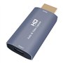 Uqezagpa Carte de capture vidéo 4K HDTV vers USB C 1080p 60 Hz avec adaptateur de type C pour fenêtre
