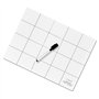 Ksikdeg Bloc de travail magnétique en caoutchouc avec impression papier laminé pour téléphone portable