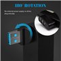 Répartiteur de Ports USB, 3 Ports USB 2.0 Expander Splitter Station d'accueil 180 Degrés Rotatif Hub D'extension USB Hub pour Wi