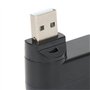Répartiteur de Ports USB, 3 Ports USB 2.0 Expander Splitter Station d'accueil 180 Degrés Rotatif Hub D'extension USB Hub pour Wi