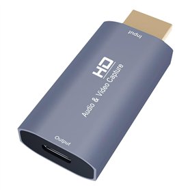 Songelt Carte de capture vidéo 4K HDTV vers USB C 1080p 60 Hz avec adaptateur de type C pour fenêtre