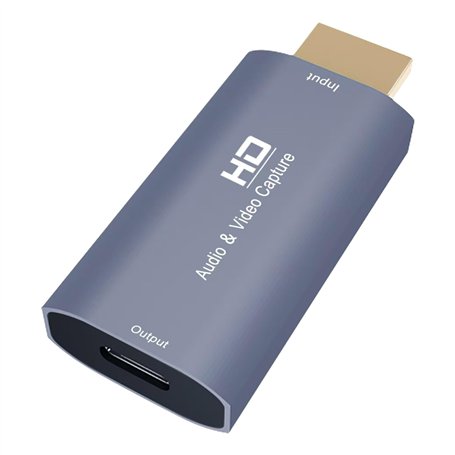 Songelt Carte de capture vidéo 4K HDTV vers USB C 1080p 60 Hz avec adaptateur de type C pour fenêtre