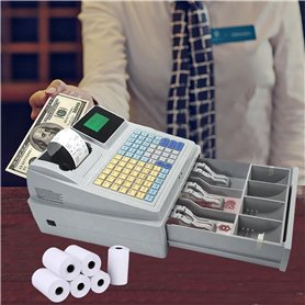 flatpincololee Caisse enregistreuse pour Petites Entreprises avec Scanner