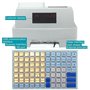 flatpincololee Caisse enregistreuse pour Petites Entreprises avec Scanner, Caisse enregistreuse électronique avec 6 Rouleaux de 