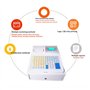flatpincololee Caisse enregistreuse pour Petites Entreprises avec Scanner, Caisse enregistreuse électronique avec 6 Rouleaux de 