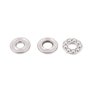XMHF Lot de 4 roulements à billes de butée axiale en acier carbone 51202 16 x 31 x 12 mm.