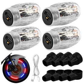 Lot de 4 lumières de roue