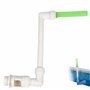 Eyccier Fontaine de Piscine Spray lumière LED Cascade de Piscine pour Piscine Hors Sol enterrée pulvérisateur Fontaine piscines