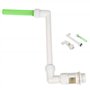 Eyccier Fontaine de Piscine Spray lumière LED Cascade de Piscine pour Piscine Hors Sol enterrée pulvérisateur Fontaine piscines 