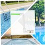 Eyccier Fontaine de Piscine Spray lumière LED Cascade de Piscine pour Piscine Hors Sol enterrée pulvérisateur Fontaine piscines 