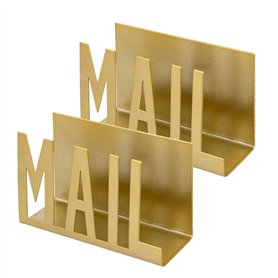 Duyeuau Organiseur de bureau en métal pour courrier de bureau