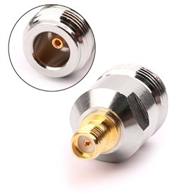 Connecteur coaxial de type N femelle vers femelle SMA Line Plug Adaptateur coupleur RF