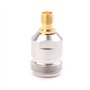 Connecteur coaxial de type N femelle vers femelle SMA Line Plug Adaptateur coupleur RF