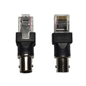 Coupleur coaxial BNC femelle vers RJ45 mâle coaxial pour équipement de test de ligne électrique