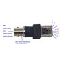 Coupleur coaxial BNC femelle vers RJ45 mâle coaxial pour équipement de test de ligne électrique