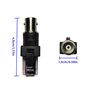 Coupleur coaxial BNC femelle vers RJ45 mâle coaxial pour équipement de test de ligne électrique