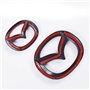 JsjjQf Auto Emblème pour Mazda MX-5 ND,Logo Emblème Badge Remplacement Avant et Arrière Capot Coffre Emblèmes Autocollants Décor