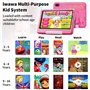 Tablette Enfants 8 Pouces 6Go RAM + 128Go ROM (TF 1To) Android 13 GMS Certified, Logiciel Enfant Pré-Installé, Éducative, Contrô