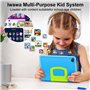 Tablette Enfants 10 Pouces 12Go RAM + 256Go ROM (TF 1To) Android 13 GMS Certified, Logiciel Enfant Pré-Installé, Éducative, Cont