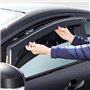 Deflecteur Vitre Voiture pour Smart Fortwo 1998-2014,Auto Deflecteurs d'air Résistant Pluie Et Fumée Wind Deflectors Set