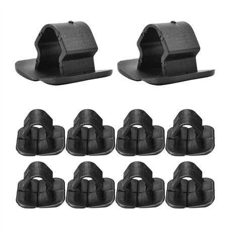 Uqezagpa Lot de 10 clips de retenue d'isolation pour capot moteur pour une fixation sûre et
