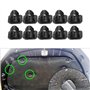 Uqezagpa Lot de 10 clips de retenue d'isolation pour capot moteur pour une fixation sûre et