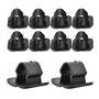 Uqezagpa Lot de 10 clips de retenue d'isolation pour capot moteur pour une fixation sûre et