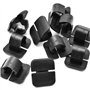 Uqezagpa Lot de 10 clips de retenue d'isolation pour capot moteur pour une fixation sûre et
