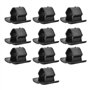 Uqezagpa Lot de 10 clips de retenue d'isolation pour capot moteur pour une fixation sûre et