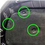 Uqezagpa Lot de 10 clips de retenue d'isolation pour capot moteur pour une fixation sûre et