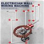 smafoseedding Machine De Câblage Mural pour électricien/Interrupteur à Vitesse Variable en Continu, Outil De Tirage De Fil élect