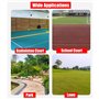 Support de filet de badminton portable, poteaux de volley-ball intérieur/extérieur avec base/filet lesté, cadre de filet de badm