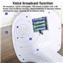 CFDZCP Balance De Poids Corporel for Médecin 440 LB, Instrument De Mesure Automatique De La Graisse Corporelle avec Écran LCD, B