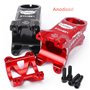 FukkeR 31.8mm Potence De Vélo VTT en D'aluminium Guidon Tige Riser Pince Extender Vélos De Montagne 70mm Potences De Cyclisme 17
